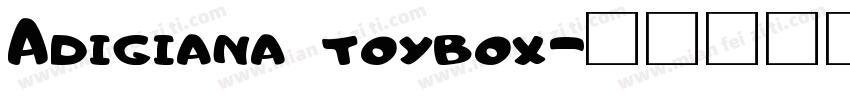 Adigiana toybox字体转换